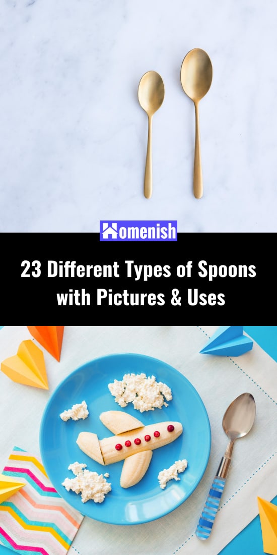 23 Different Types of Spoons with Pictures & Uses