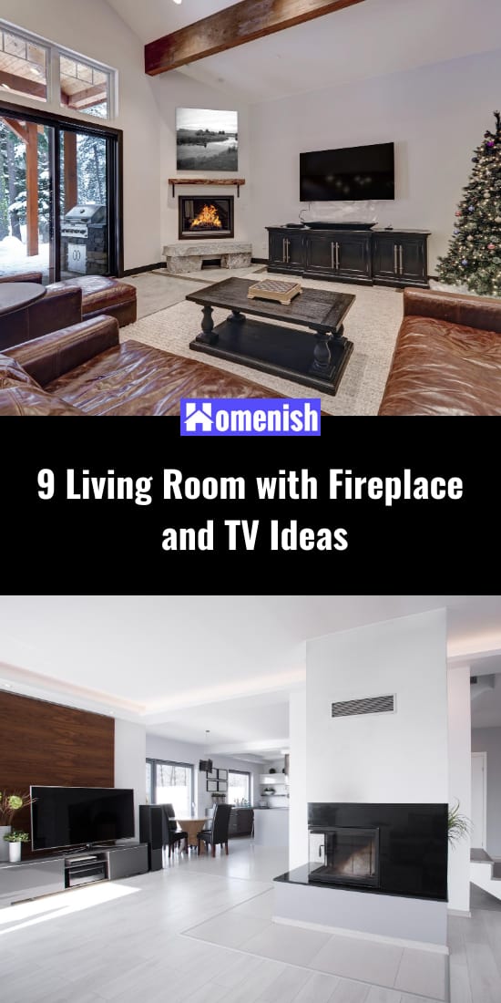 9 Living Room with Fireplace and TV Ideas