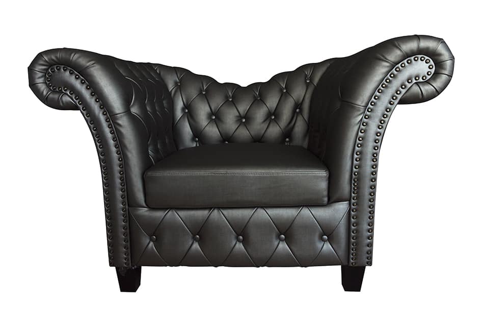 Add a Black Leather Corner Seat