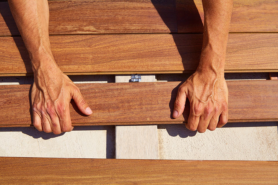 Installing Teak Flooring