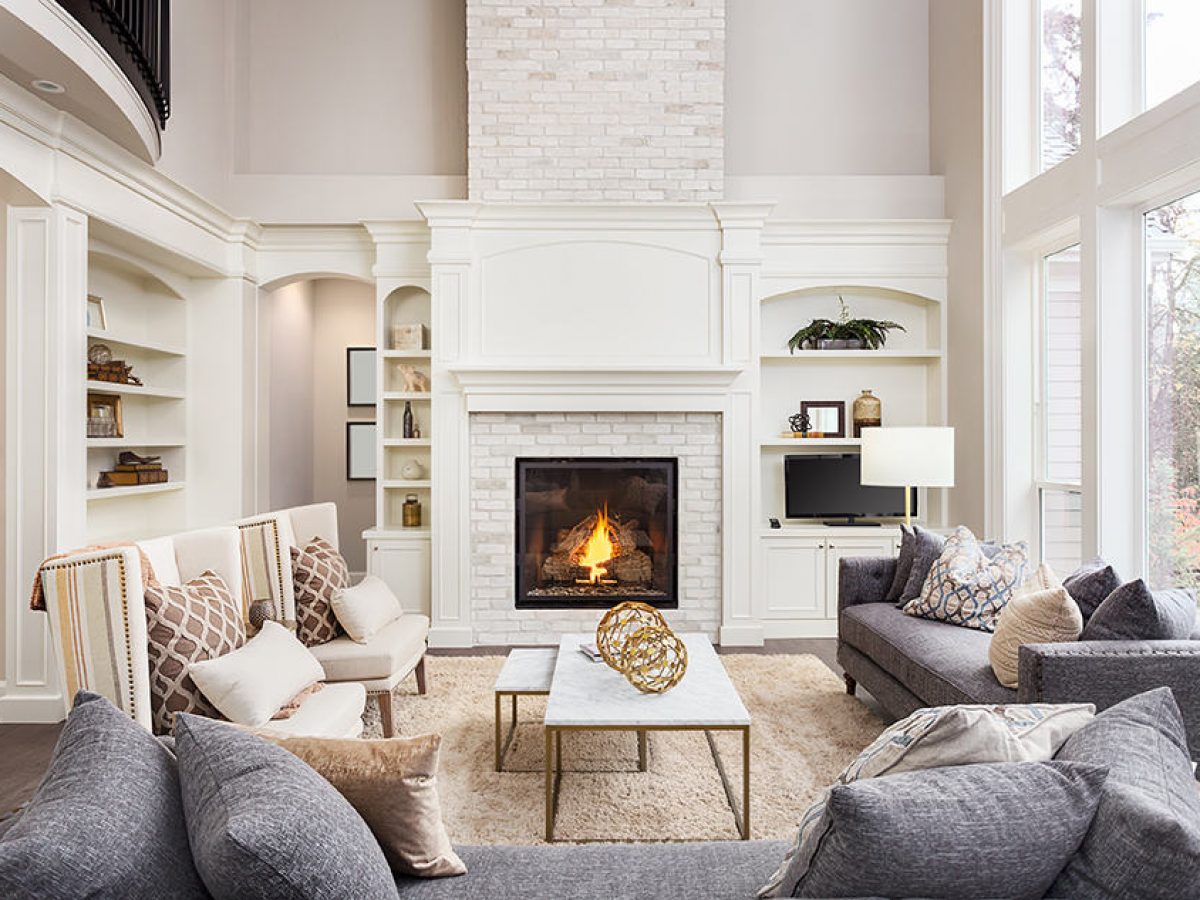 20 Living Room with Fireplace and TV Ideas   Homenish