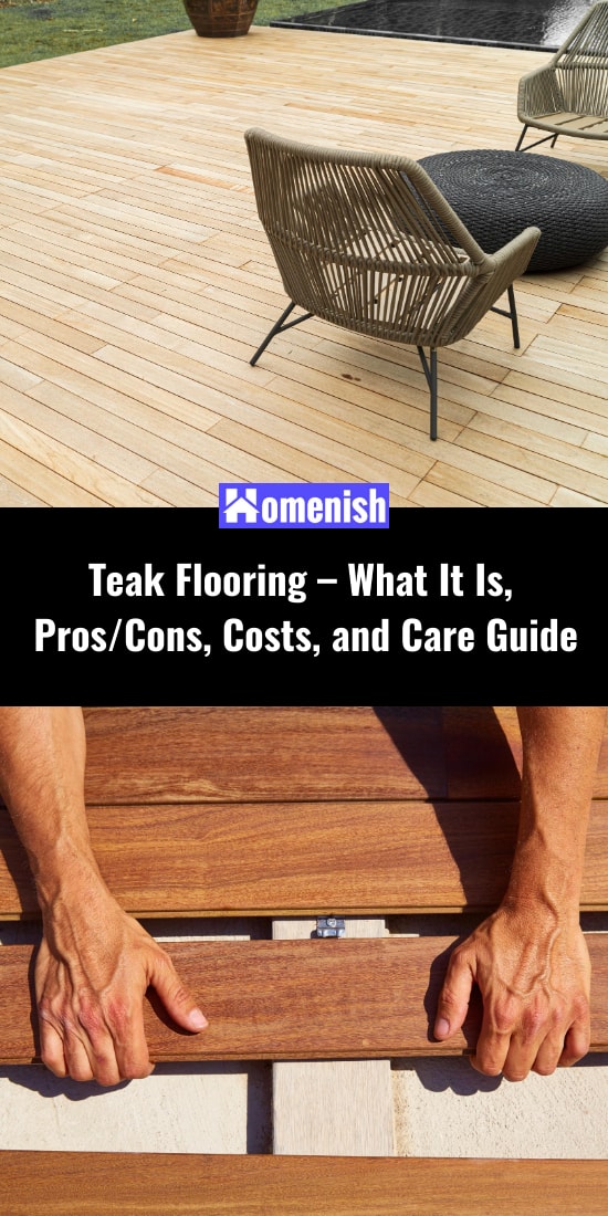 Teak Flooring – What It Is, ProsCons, Costs, and Care Guide