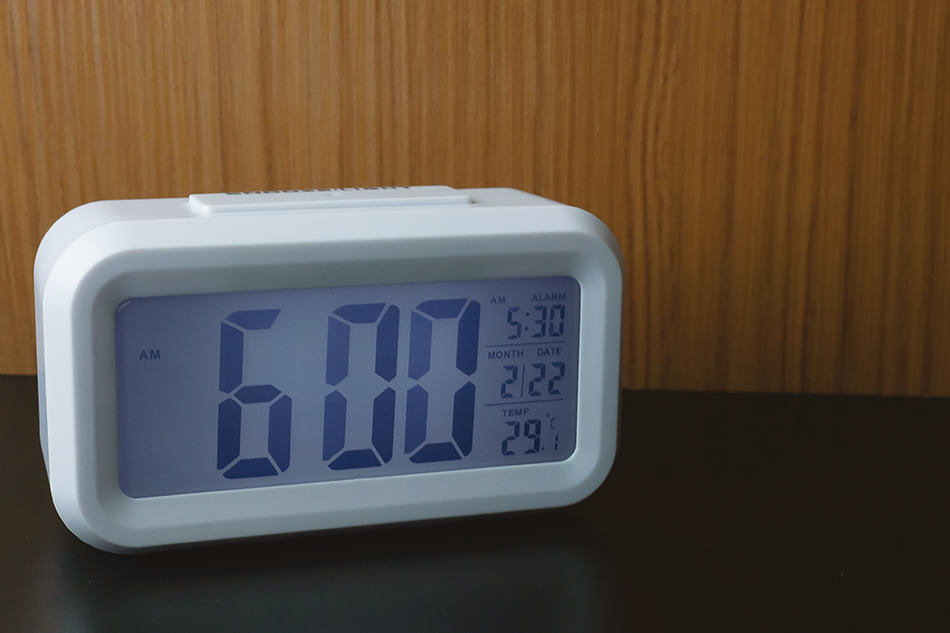 Light sensor Clock