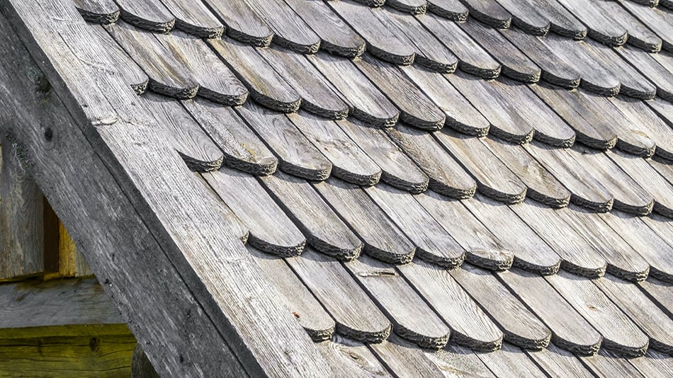 Wooden shingles