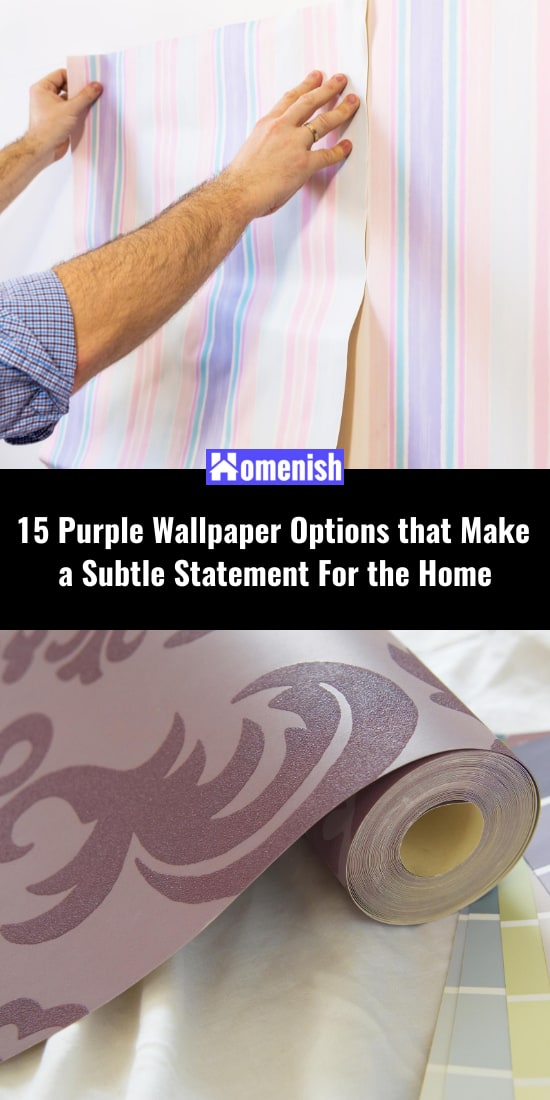 15 Purple Wallpaper Options that Make a Subtle Statement For the Home