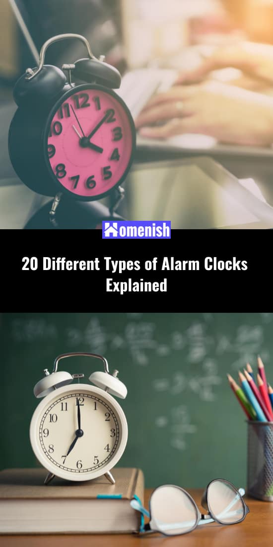 20 Different Types of Alarm Clocks Explained