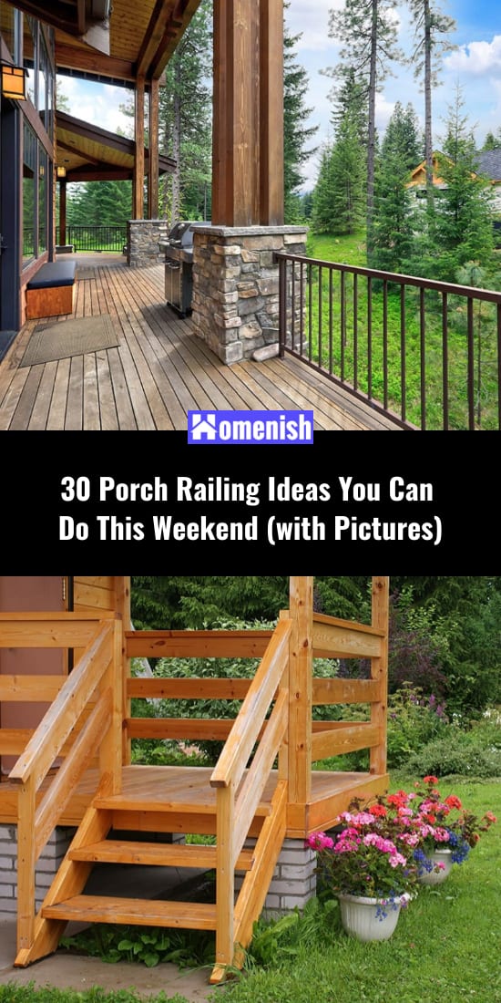 30 Porch Railing Ideas You Can Do This Weekend (with Pictures)