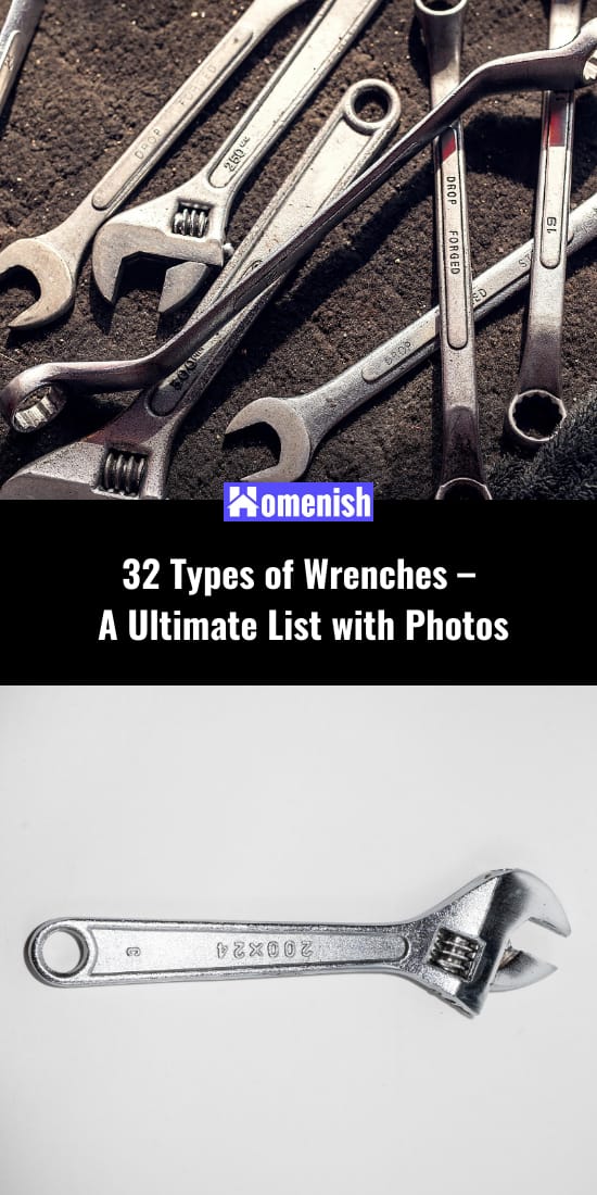 32 Types of Wrenches