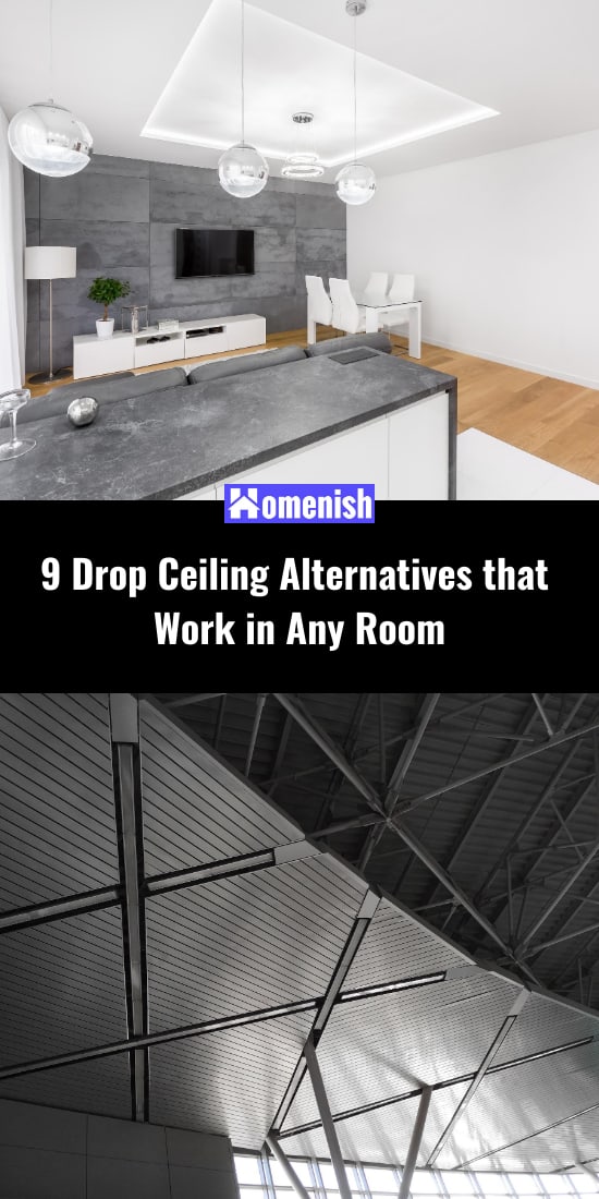 9 Drop Ceiling Alternatives that Work in Any Room