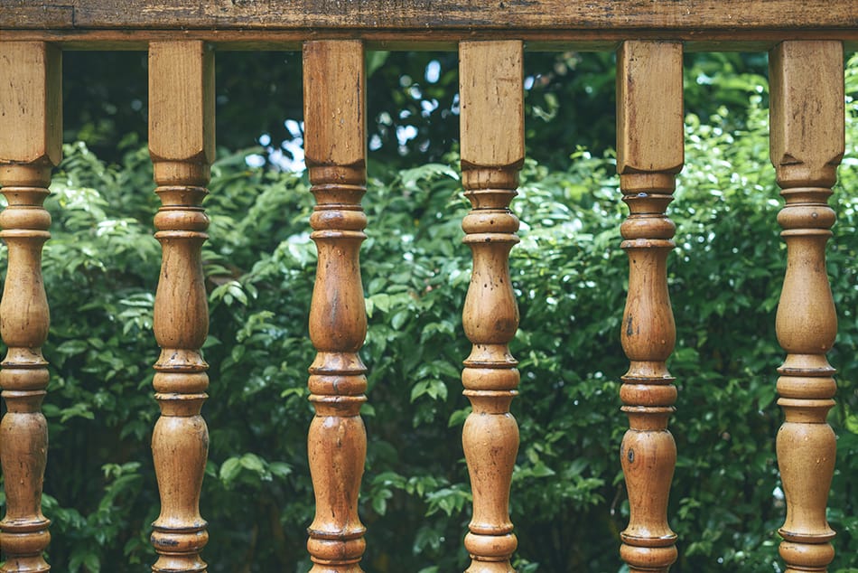 A Classic Turned Baluster Railings