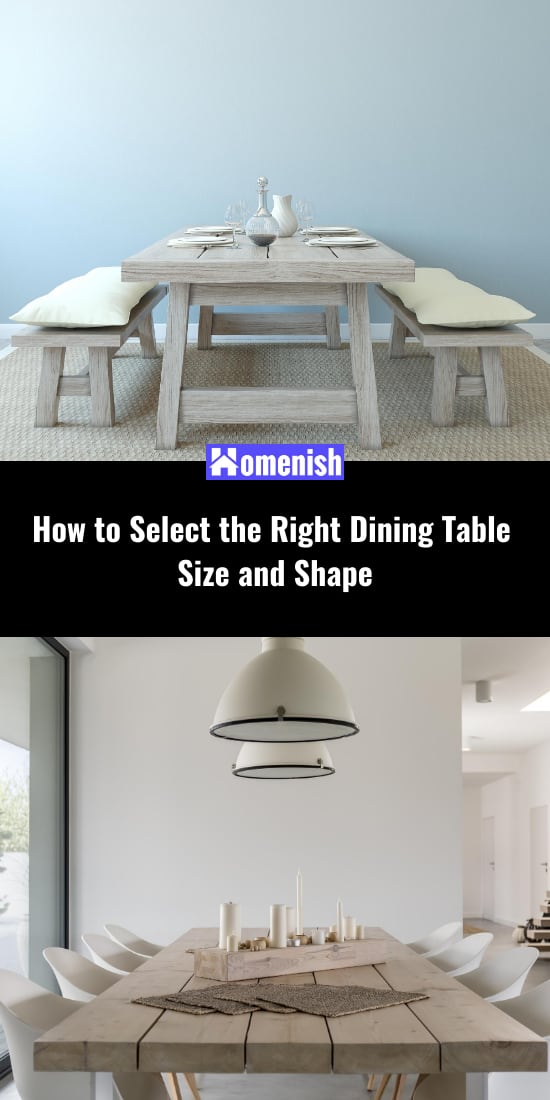 How to Select the Right Dining Table Size and Shape 