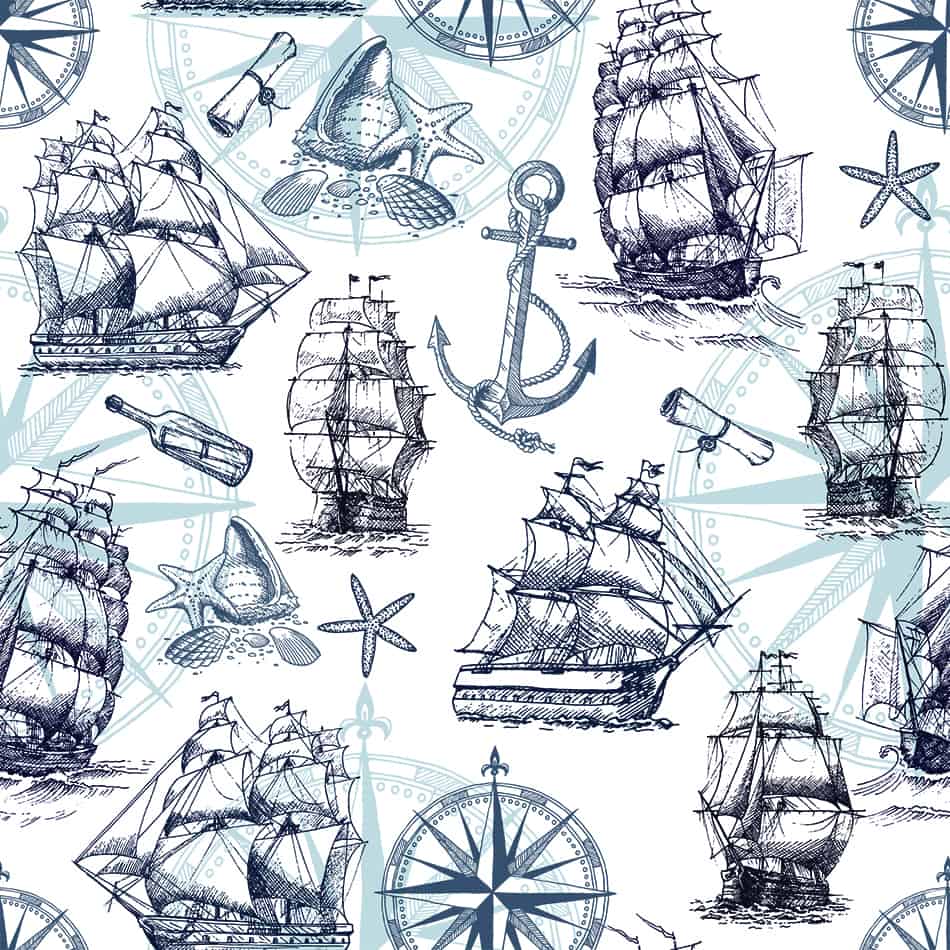 Nautical Themed Wallpaper