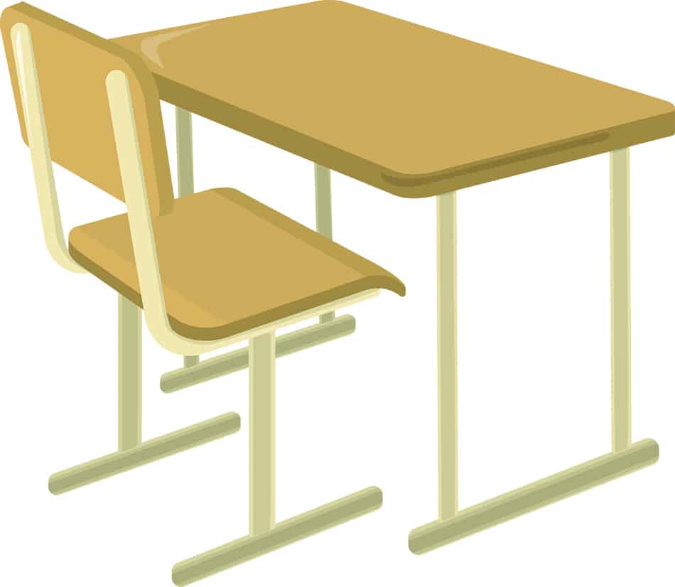 Typical Standard Desk Size With 6, How Tall Is The Average School Desk