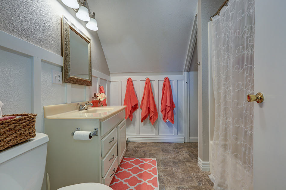 Wainscot the Tiles With Beadboard Panels