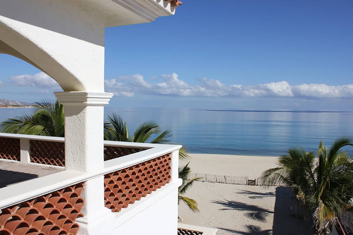 Water Front Porch with Knee Wall Railing
