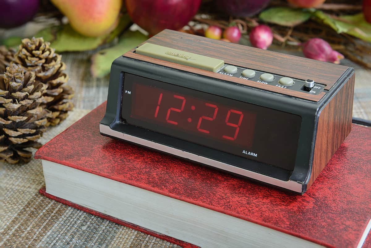 Wood Alarm Clock