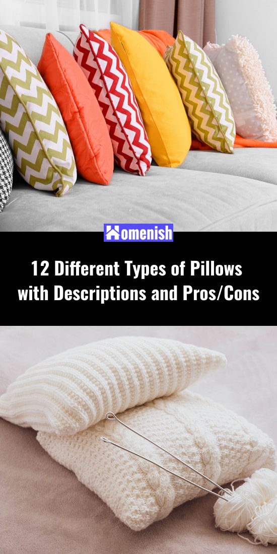 12 Different Types of Pillows with Descriptions and ProsCons