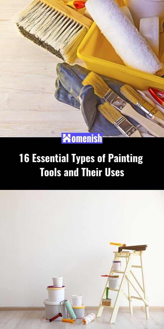 16 Essential Types of Painting Tools and Their Uses