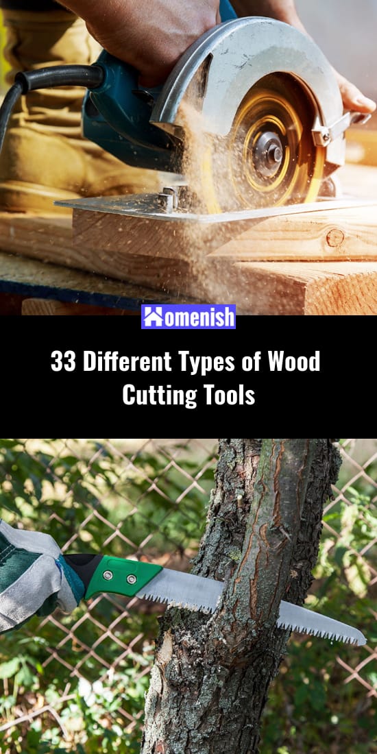 33 Different Types of Wood Cutting Tools