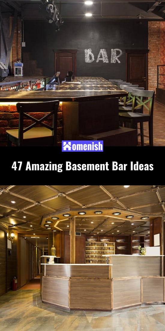 47 Amazing Basement Bar Ideas