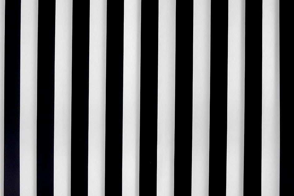 Black and White Striped Curtains