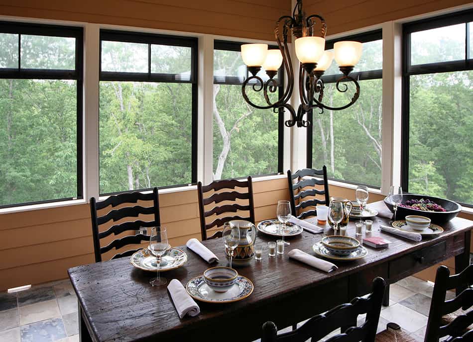 Classy Rustic Dining Room