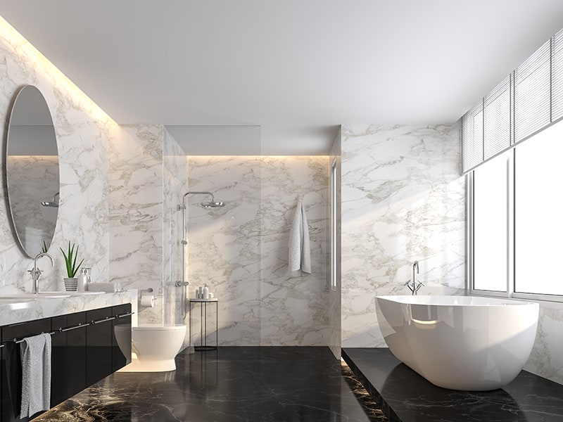 Contemporary Style Bathroom