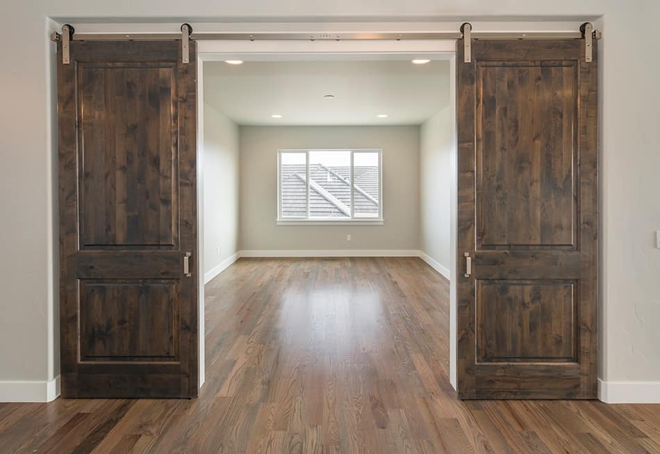 Double Barn Doors for the Living Room