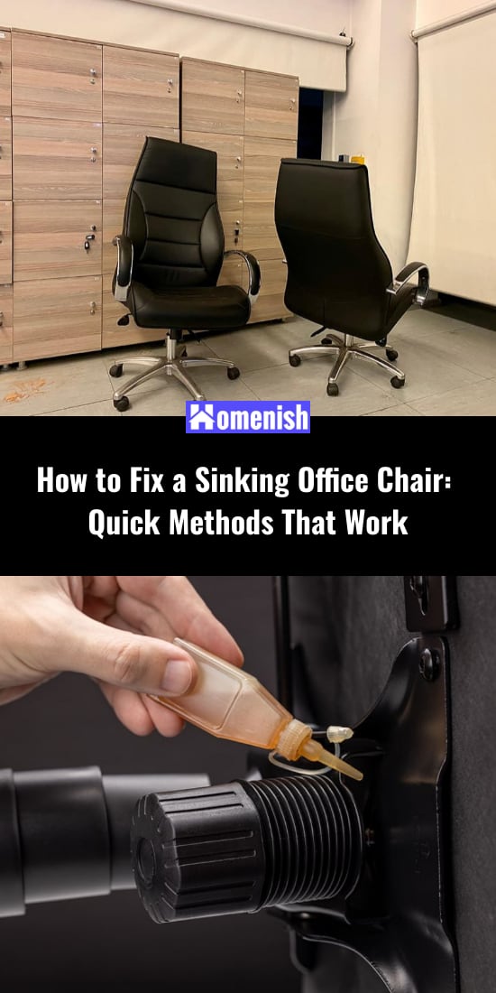 How to Fix a Sinking Office Chair Quick Methods That Work