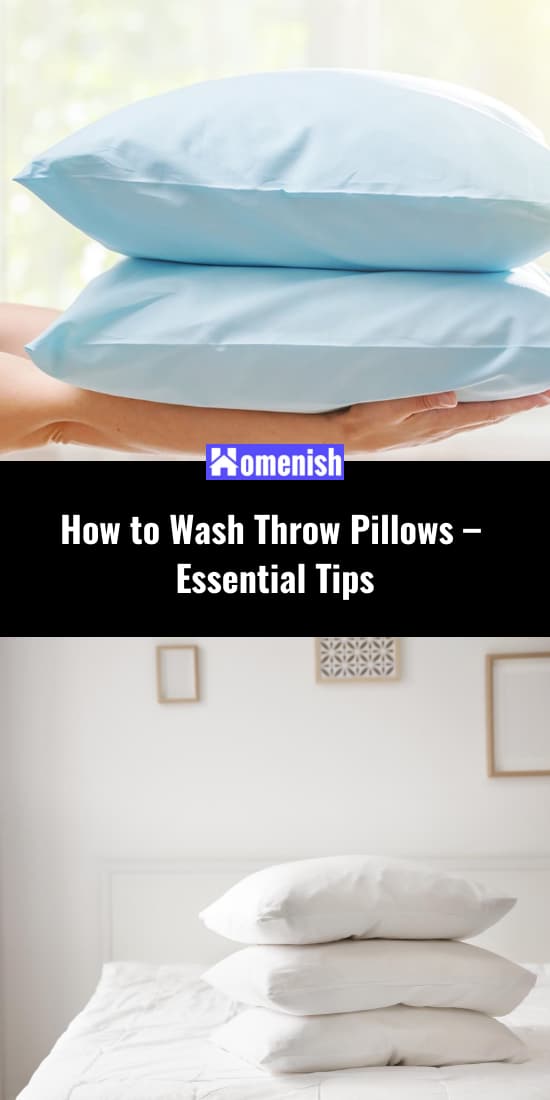 How to Wash Throw Pillows - Essential Tips
