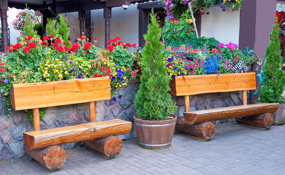 Log Benches