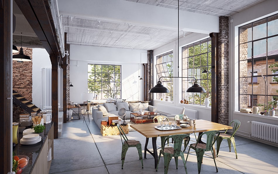 11 Effortless Industrial Living Room Ideas for a Vintage Look - Homenish