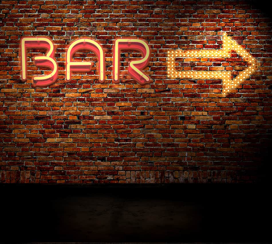 Pointing Bar Sign