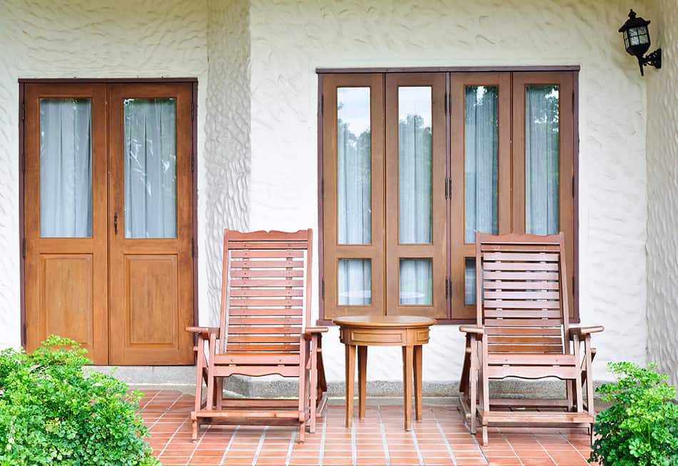 Rocking Chairs and Table