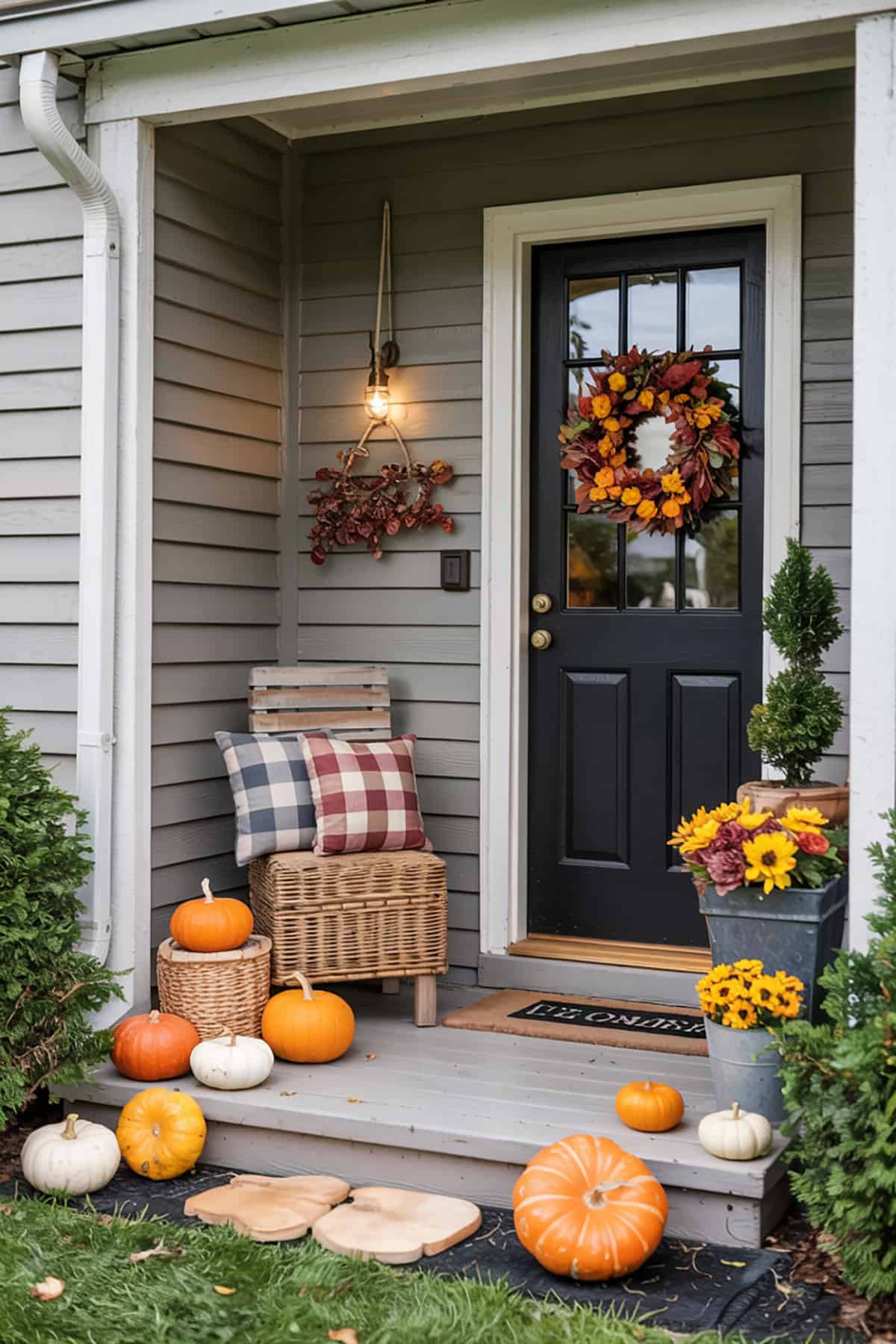 Seasonal Porch Decor for Fall