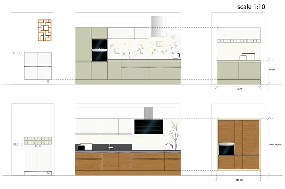 Kitchen Cabinet Design, Kitchen Cabinet Design Dimensions