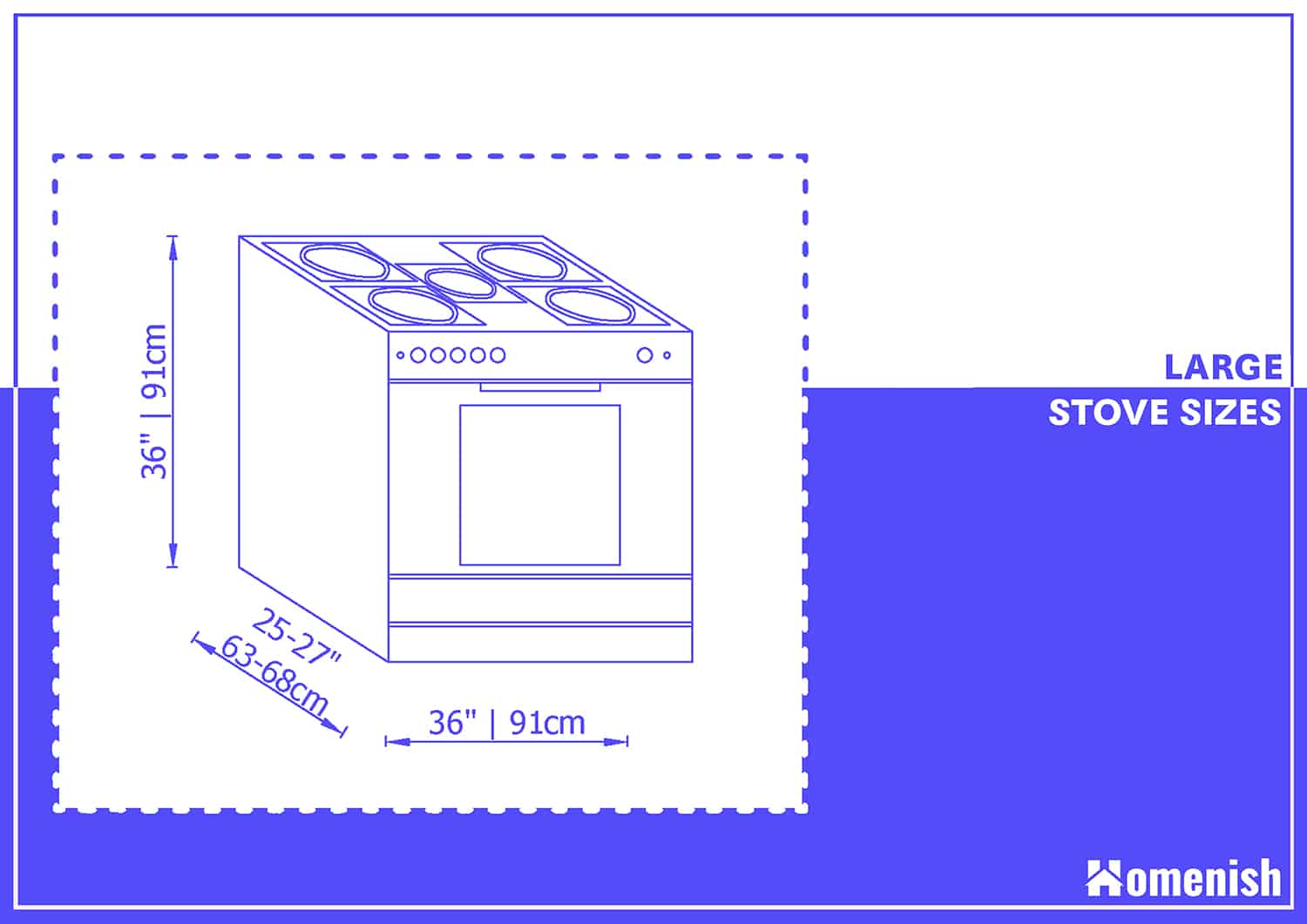 Large Stove Sizes