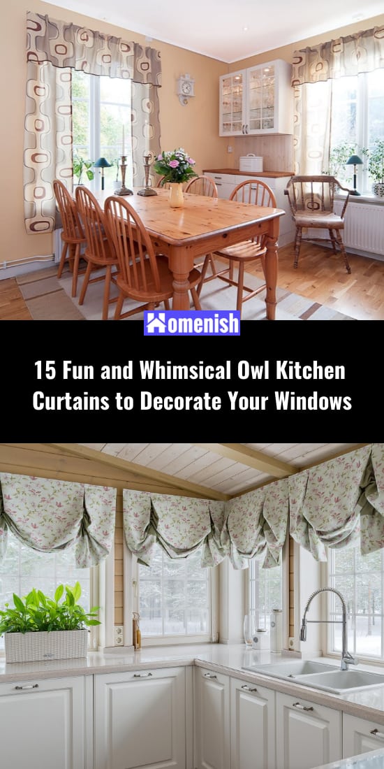 15 Fun and Whimsical Owl Kitchen Curtains to Decorate Your Windows