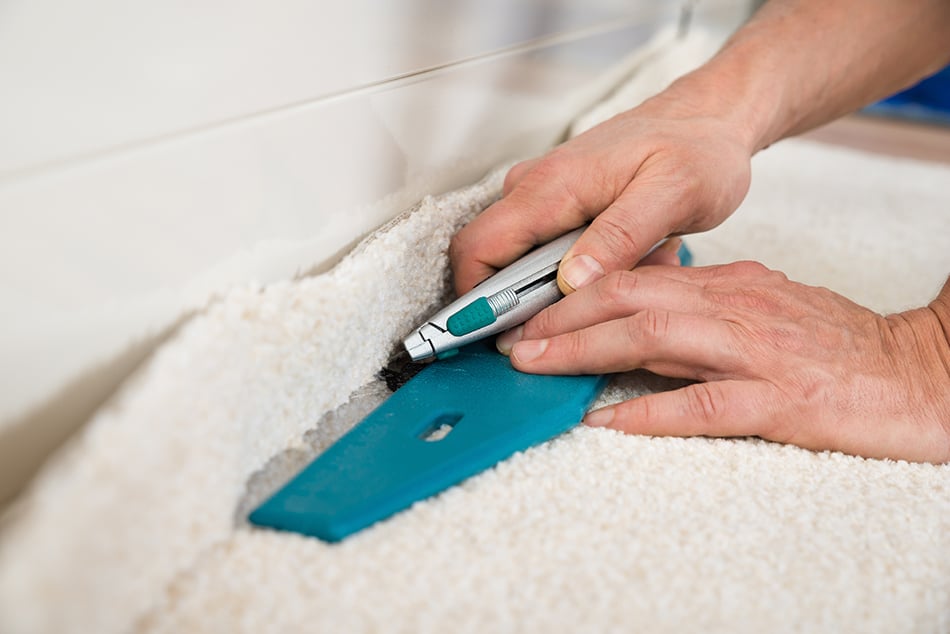 Cutting and Installing Carpet Padding