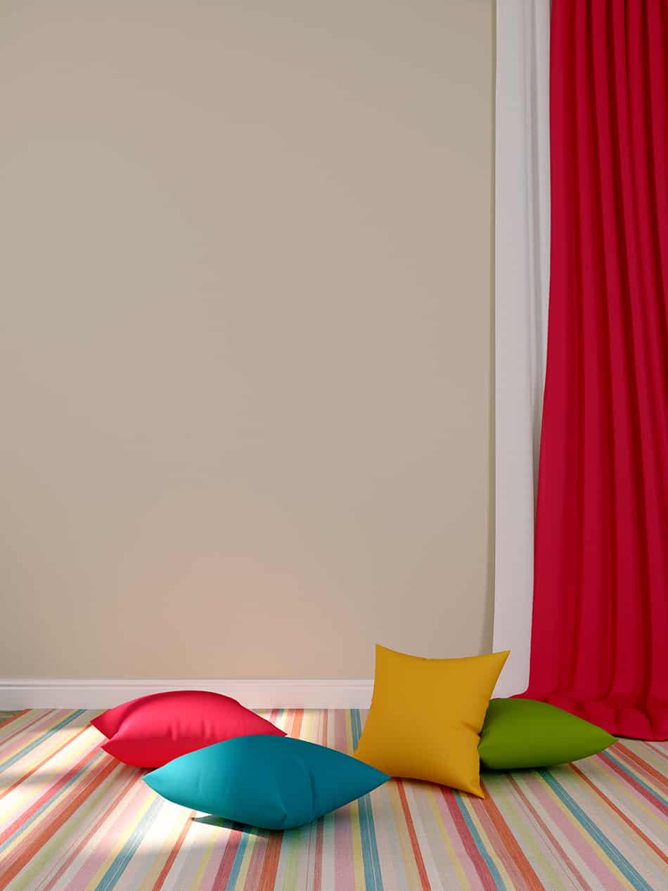 Multi-Colored Carpeting