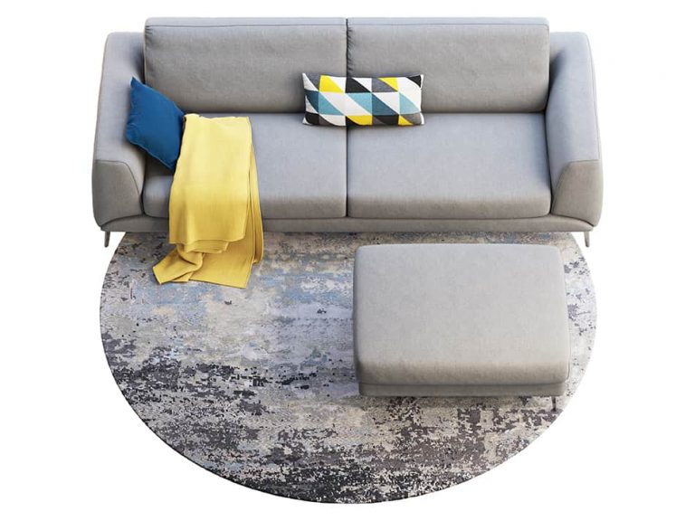 How to Place a Rug Under a Sectional Sofa Homenish