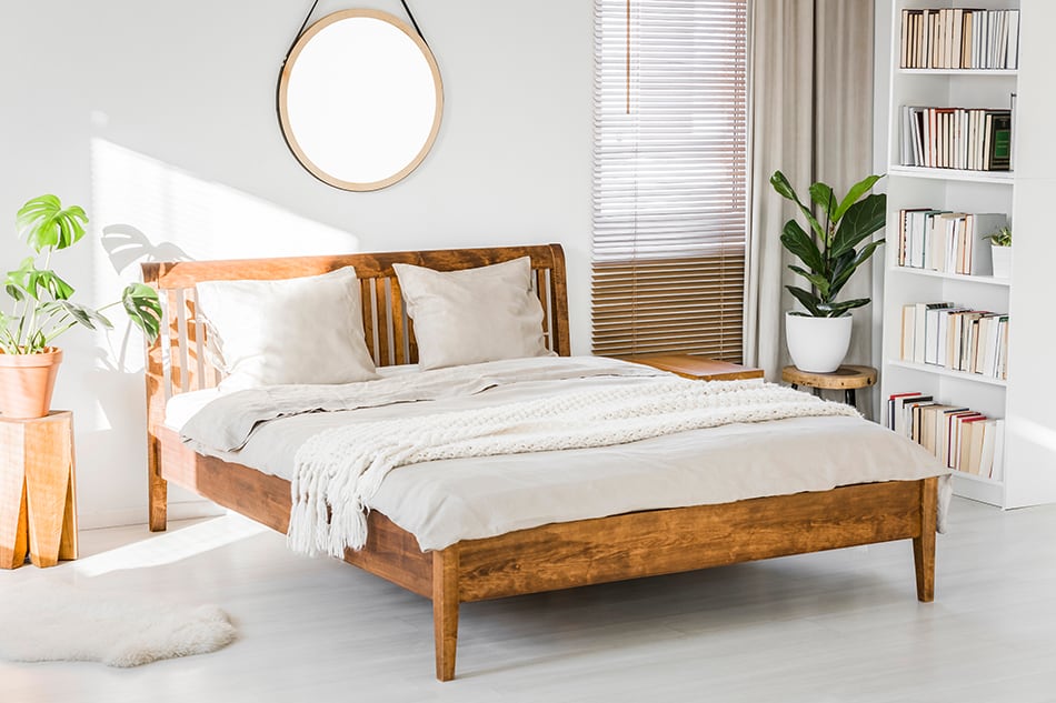 Wooden King-Size Bed