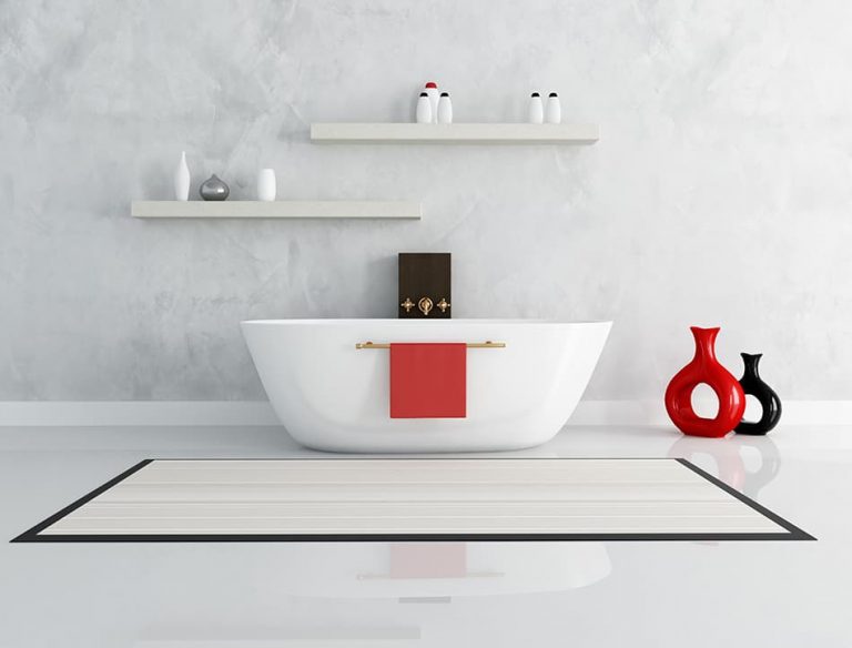 12 Bold and Beautiful Grey and Red Bathroom Ideas Homenish