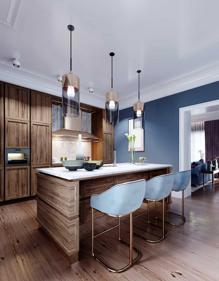7 Brown Blue Kitchen Ideas for a Colorful Cooking Space - Homenish
