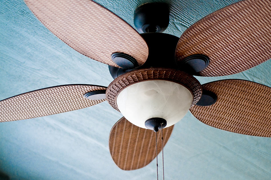 Outdoor Ceiling Fan with Lights