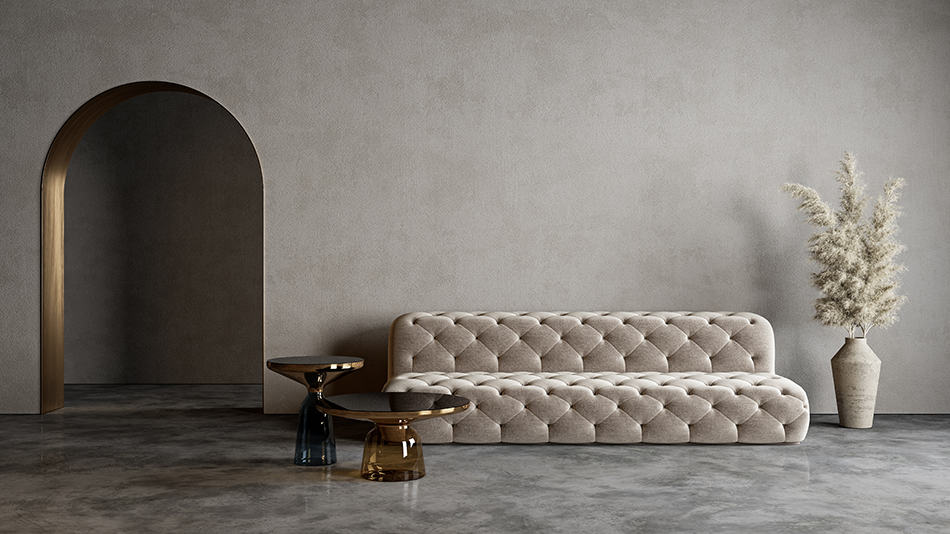 Minimalist Low Modern Sofa