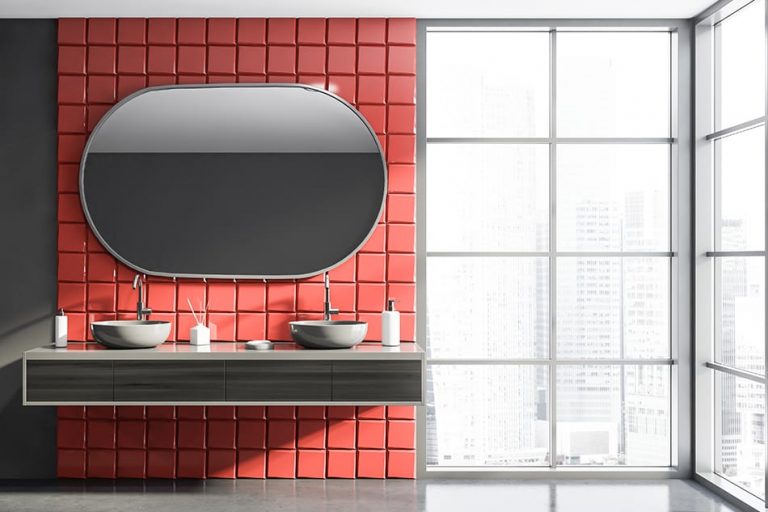 12 Bold and Beautiful Grey and Red Bathroom Ideas Homenish