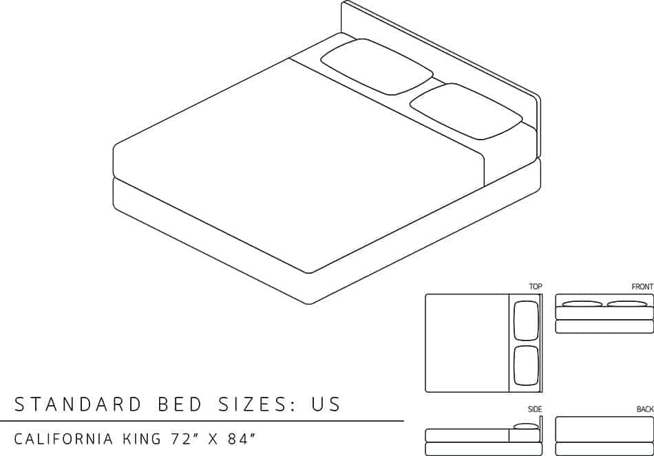 The Dimensions of a California Bed