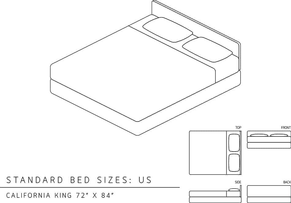 California King Bed Dimensions - Homenish