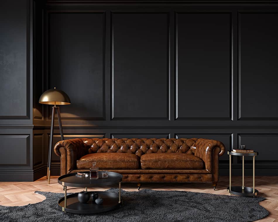 Which Wall Paint Colors Go With Dark, Paint To Go With Brown Leather Sofa